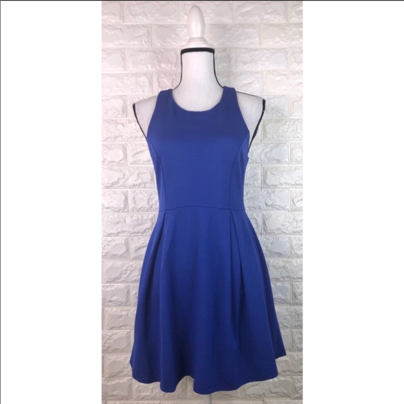 Lulus Dresses & Skirts - Lulu's Cut out Skater Racerback Pleated Dress